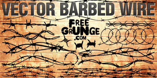 vector barbed wire
